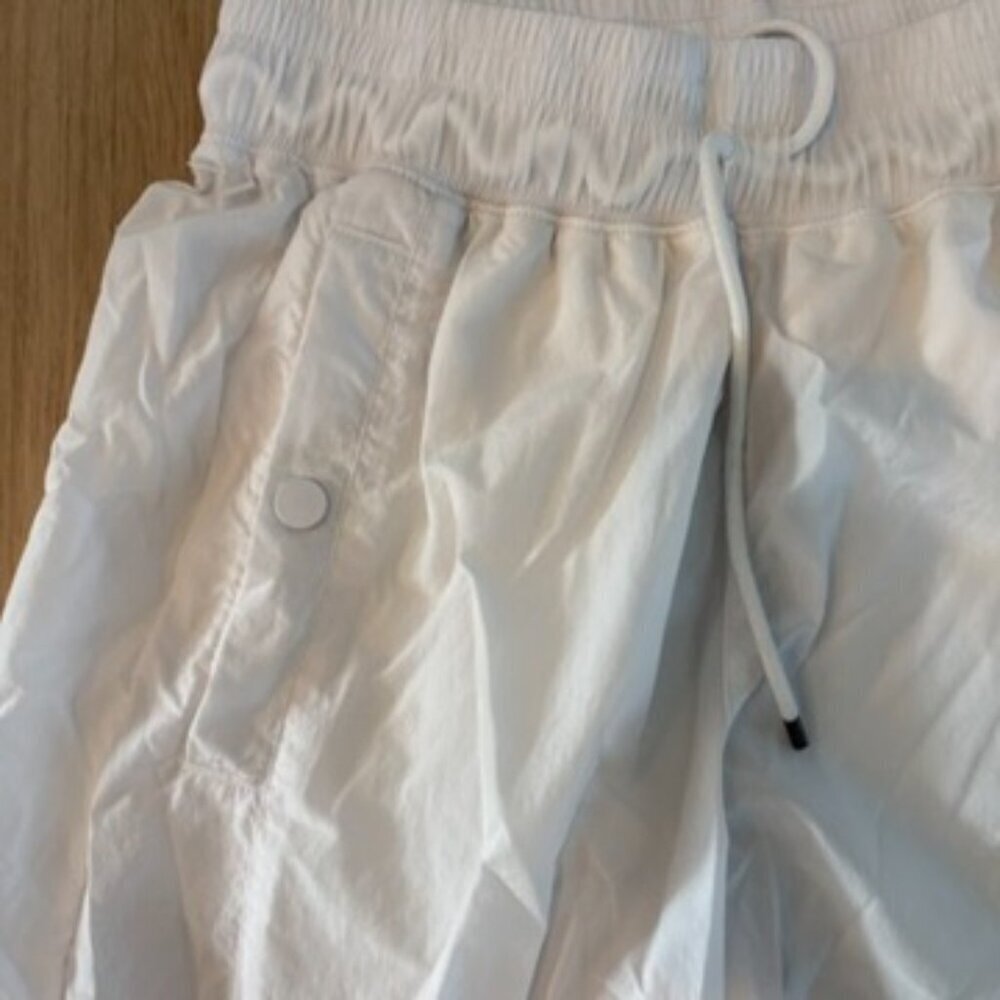 ** michael Jordan Y2K VTG Rare Windbreaker Pants Jumpman White Red black Small - Picture 6 of 11